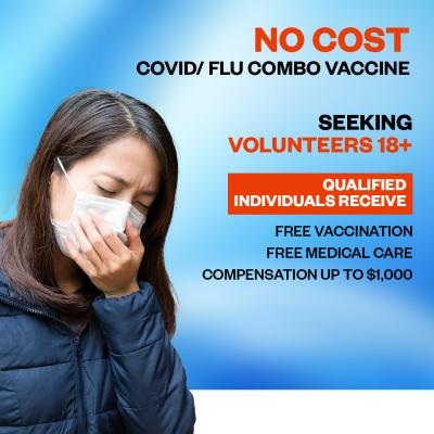 Healthy Patient FLU / COVID Vaccine Research Study